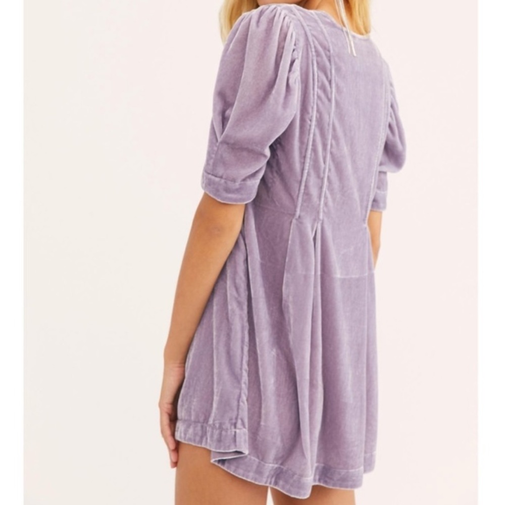Free People Adelle Velvet Tunic Dress - Picture 2 of 5